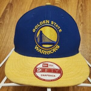 Golden State Warriors Hat Cap‎ Snapback Blue 2 Tone New Era 9FIFTY
